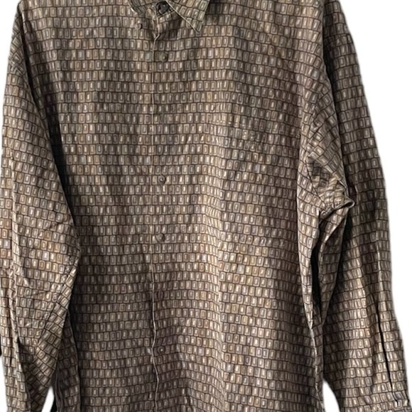 Men's Long Sleeves Shirt, Pierre Cardin, XL, Multi color, Good - Picture 2 of 5